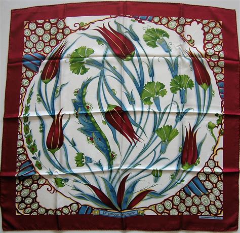 hermes ceramique ottoman scarf|Ceramique Ottomane Hermes Scarf by Toutsy – Chic .